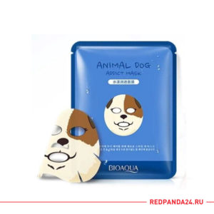 Увлажняющая маска-салфетка с гиалуроновой кислотой ANIMAL DOG Bioaqua