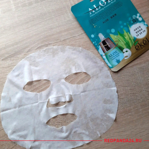 Тканевая маска с алоэ Ekel