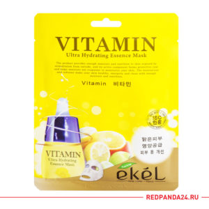 Тканевая маска с витамином С Ekel