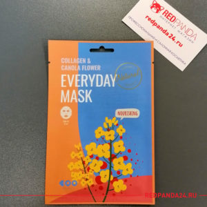 Тканевая маска с коллагеном и цветком канолы Dearboo