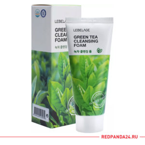 Пенка для умывания с зеленым чаем Lebelage