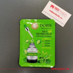 Тканевая маска с зеленым чаем Doris